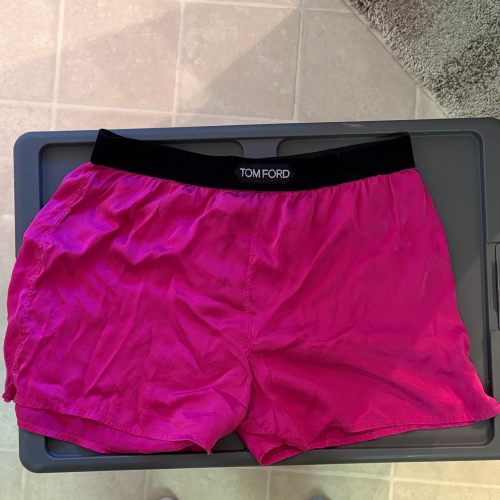 Tom Ford Fuchsia Silk Boxers